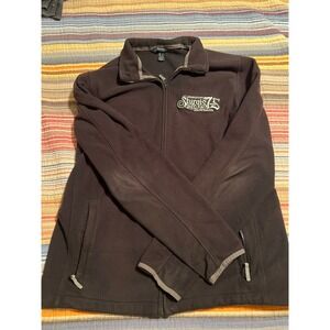 Lands' End Fleece Full Zip Jacket L Legendary Sturgis 75th South Dakota